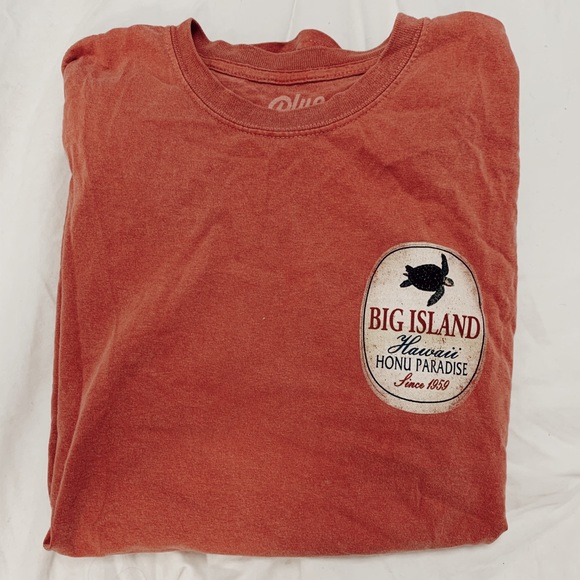 Tops - Red Big Island Tee